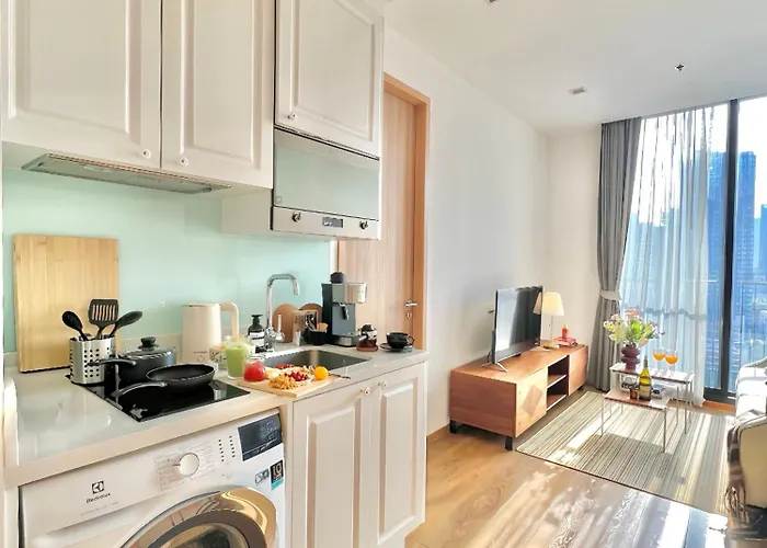 Noblebe333minbts • 2 Balconies•coffeenook•bathtub * Bangkok