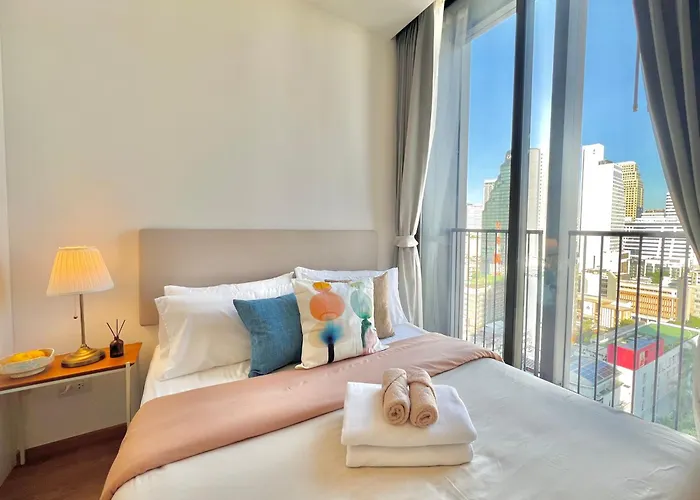 Lejlighed Noblebe333minbts • 2 Balconies•coffeenook•bathtub Bangkok